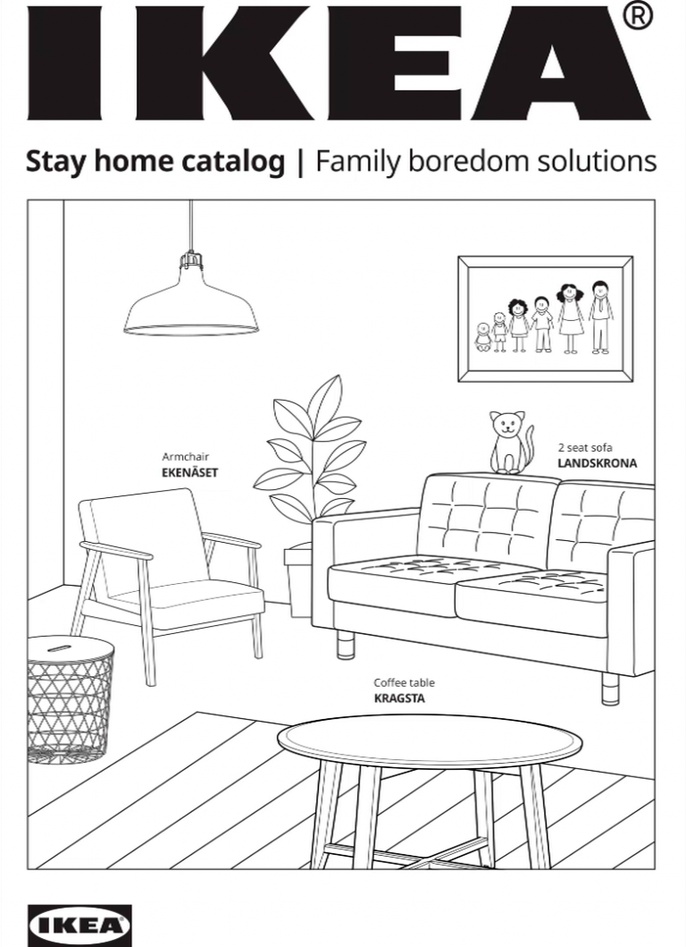  Stay  At Home  Catalogue IKEA  lanza un cat logo con 